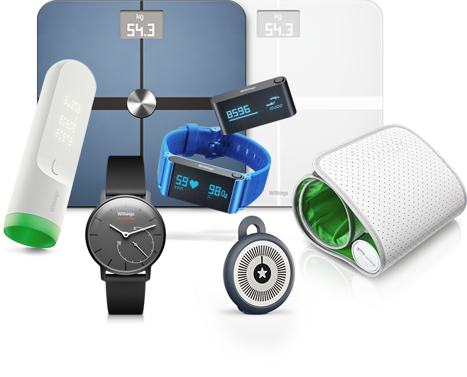 Objets connectés Withings Gamme de produits Withings