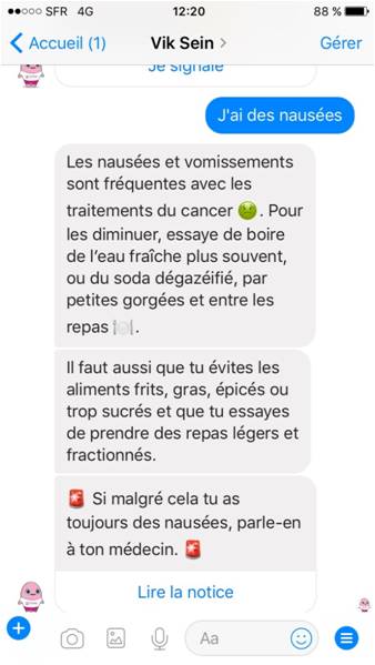 Copie d'écran Vik