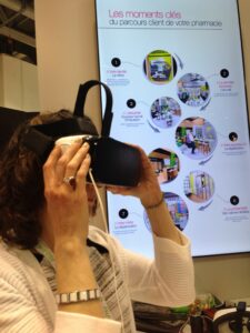 Oculus Média6 pharmagora Les Oculus sur le stand de Média6 à Pharmagora Plus